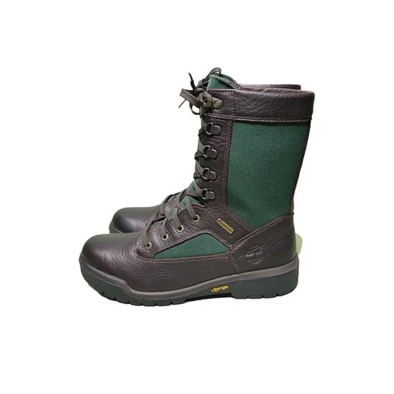Timberland Field Boots Waterproof And Wear resistant Short Mid Calf Outdoor Boots Men's Brown Green-2
