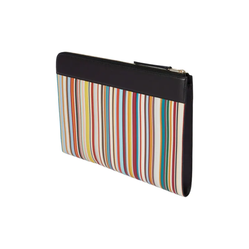 Paul Smith Signature Stripe Zip Up Document Case-2