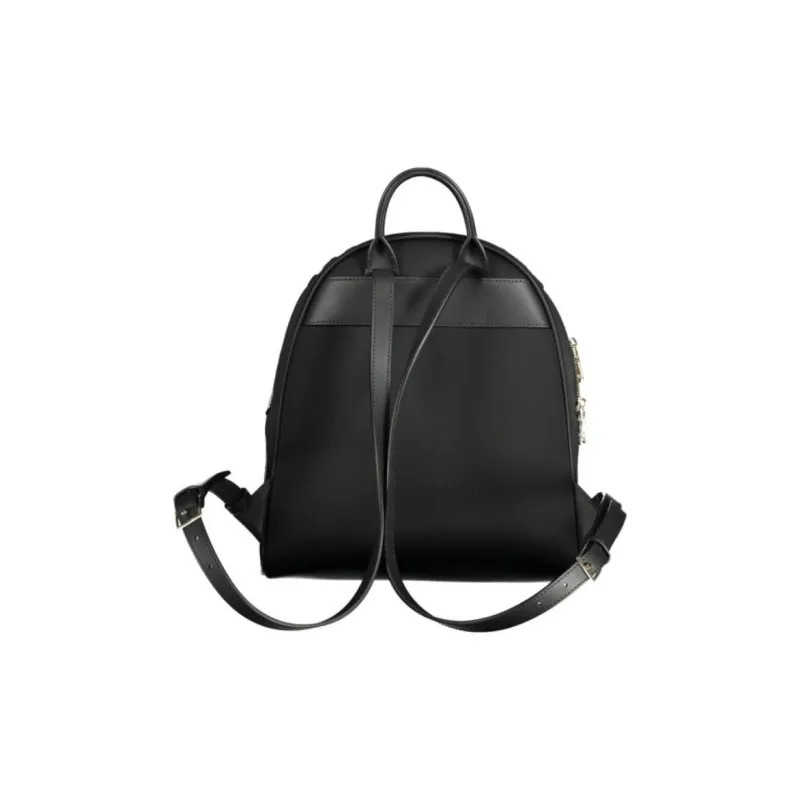 Patrizia Pepe Polyurethane Carry Backpack Women's Black-2