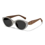 Matte White Frame with Gray Black Lens