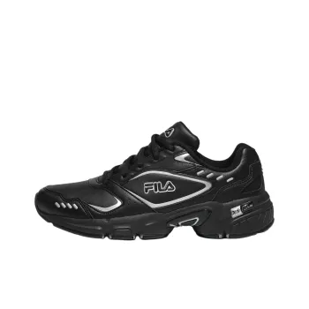 FILA Anti Slip Wear Resistant Low Top Casual Shoes Unisex Black