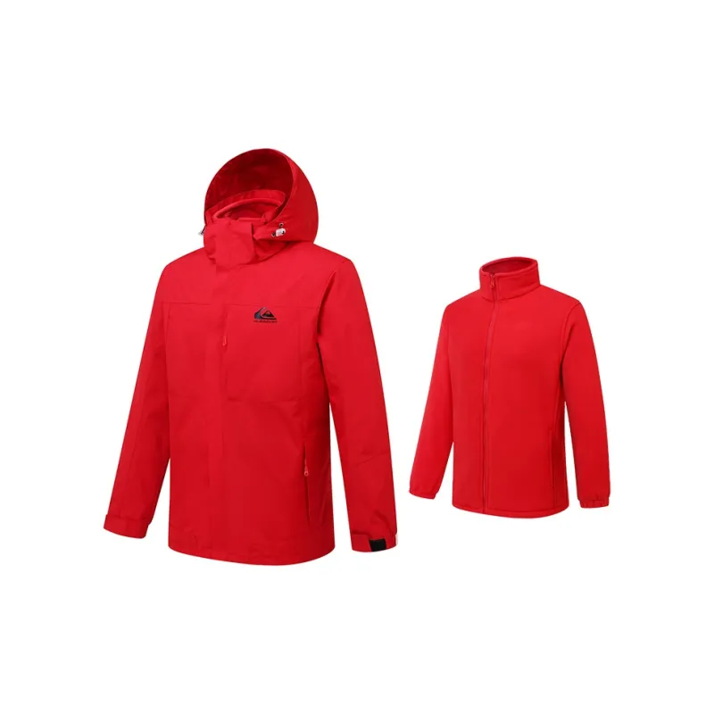 Quiksilver Hiking Water-Resistant Windproof And Rainproof Windbreaker Jacket Unisex-7