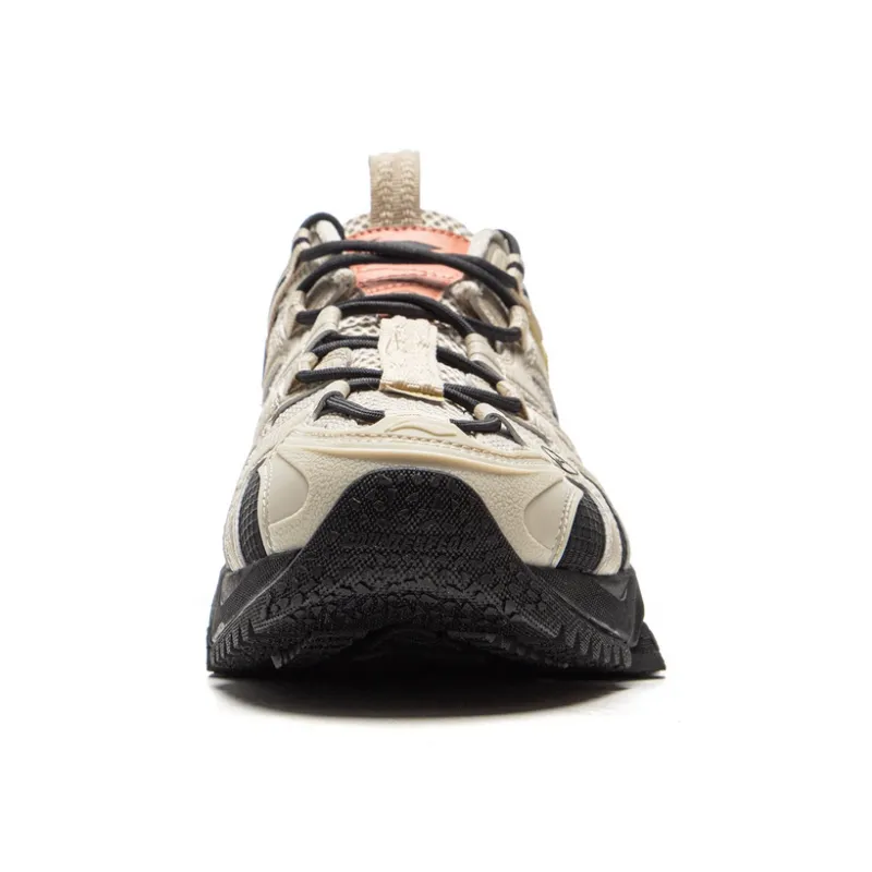 LiNing CF Tracing, Xingye Slip Resistant And Abrasion Resistant Grip Low Top Hiking Shoes Unisex Oats Black-4