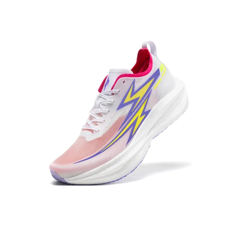 Dynamic Power Running Shoes Unisex Low Top Lightning Purple-1