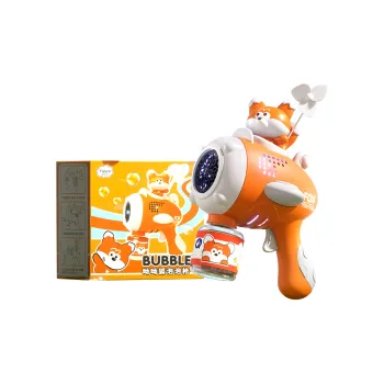 YISBRO Pop Up Fox Blows Bubble Machine Handheld Bubble Machines