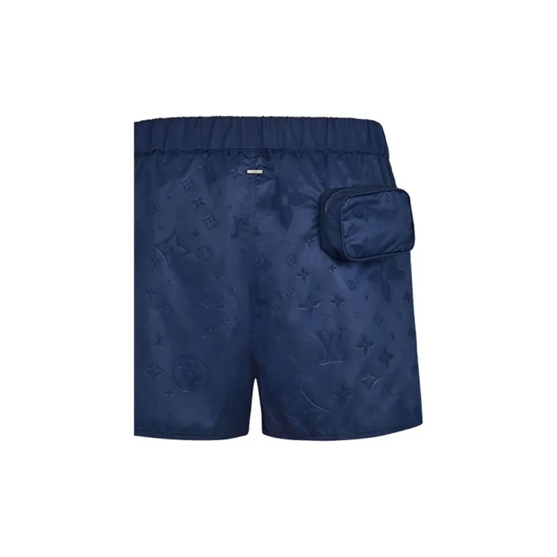 LOUIS VUITTON Casual Shorts Unisex Blue-3