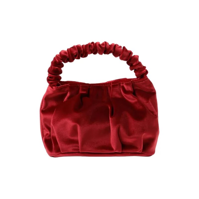 Beams Polyester One Shoulder Handbag Mini Women's Red-2