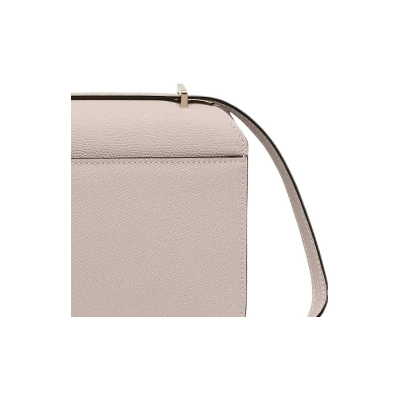 Valextra Calfskin Shoulder Bag, Crossbody Bag Mini Women's Nude-4