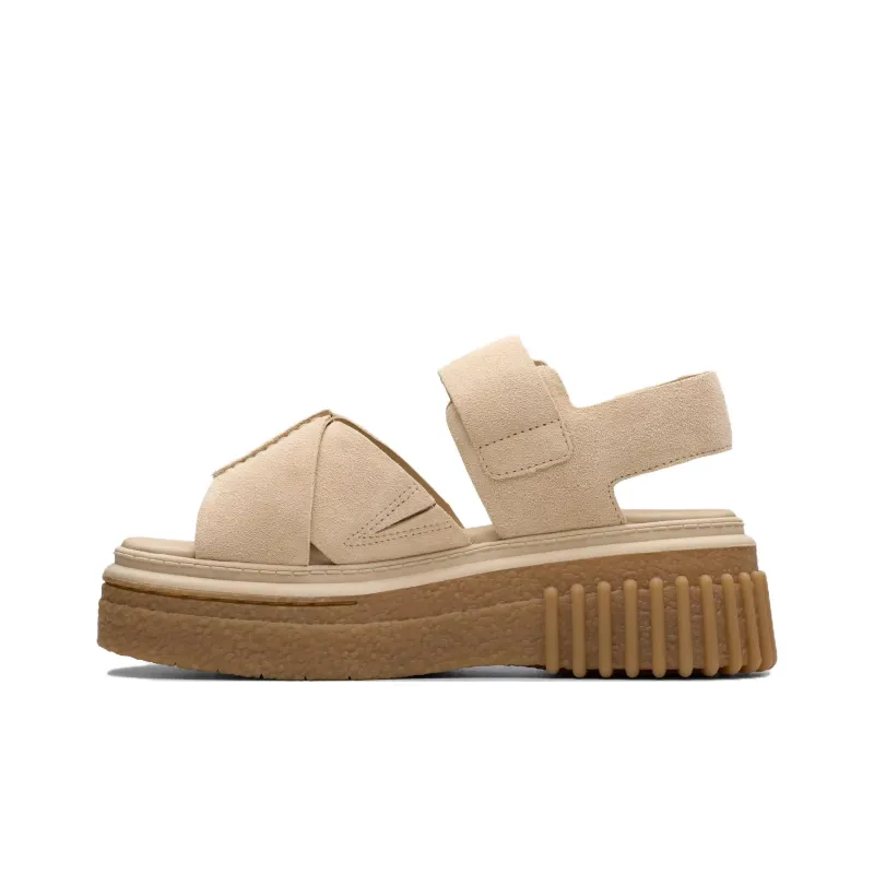 Clarks Evamar Wish Strap Sandals 5cm Women's Beige-1
