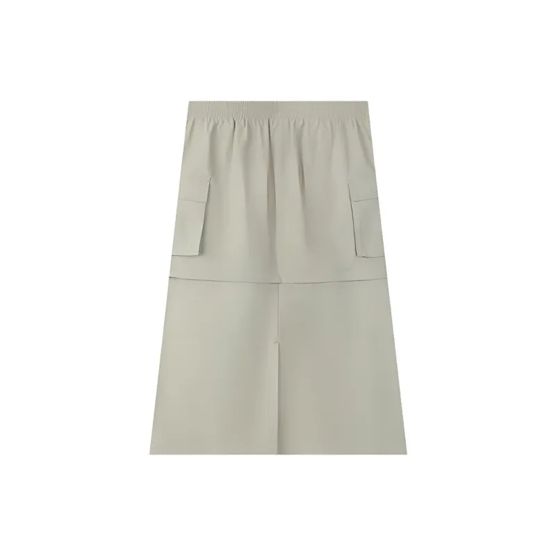361° Sports Life Collection Knit Long Skirts Women's Laurel Leaf Gray Green-1