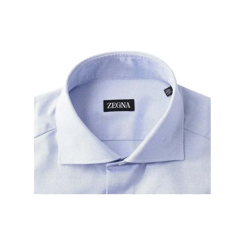 Zegna SS24 Shirt Men's Blue White-4