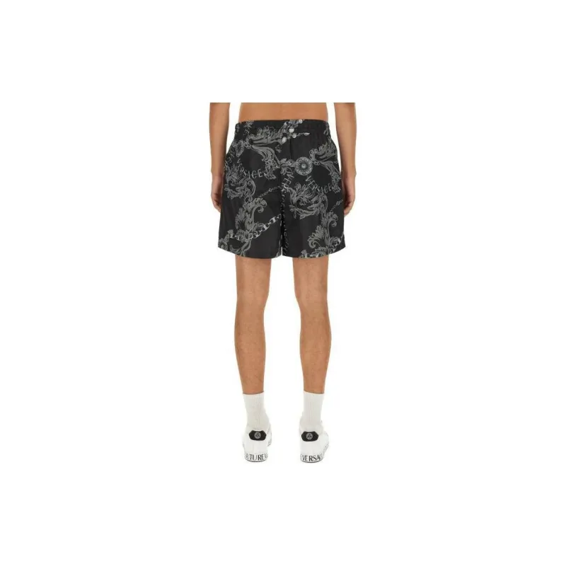 VERSACE JEANS COUTURE Casual Shorts Men's Black-1