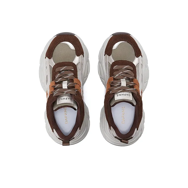 DAPHNE Durable Breathable Low-Top Chunky Sneakers Women's-4