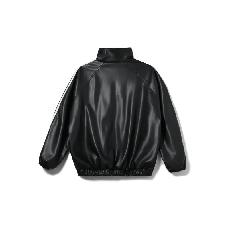 Black Late Jackets Coats Unisex-3