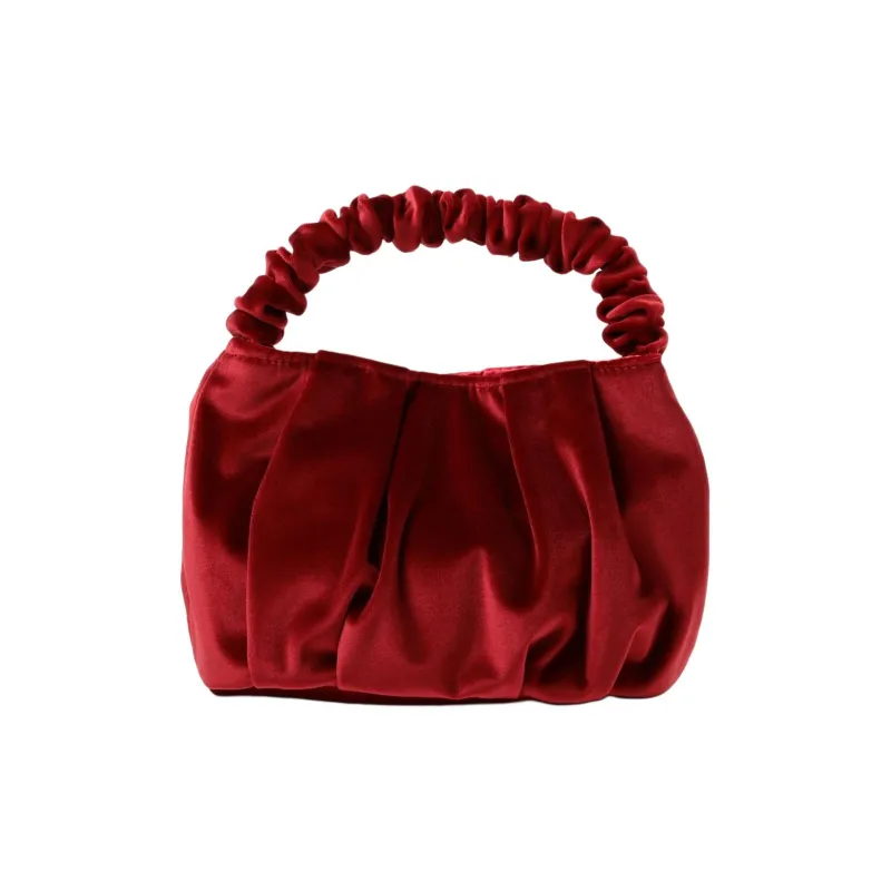 Beams Polyester One Shoulder Handbag Mini Women's Red-0