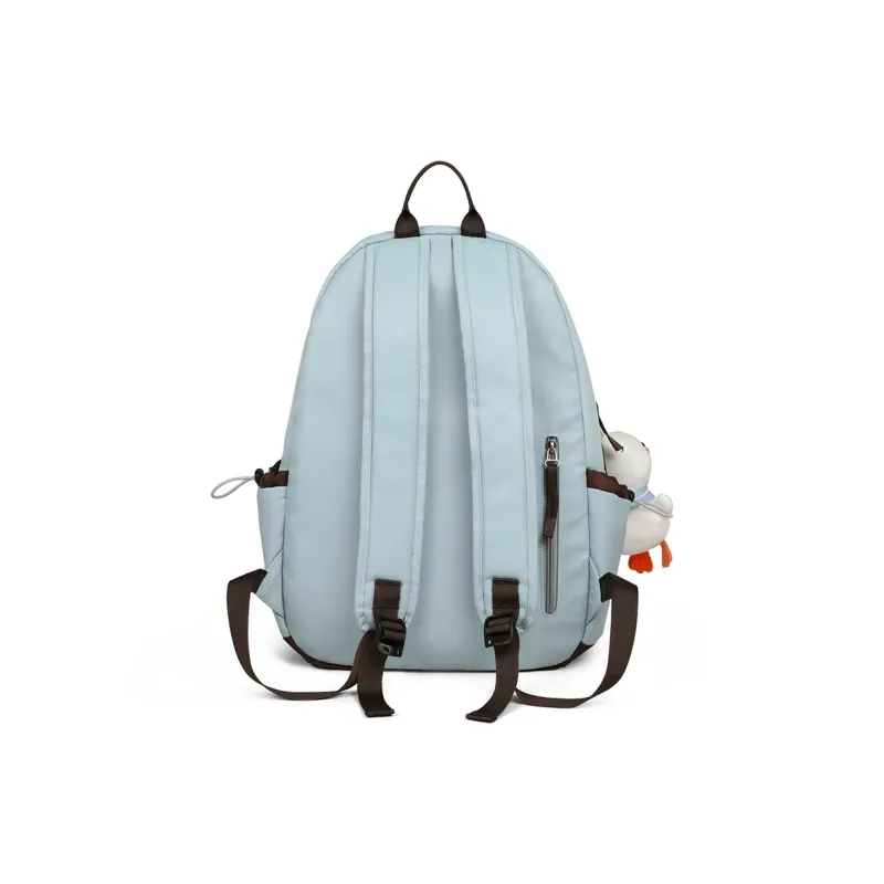 COMELY Fabric Backpack Women's Blue-3