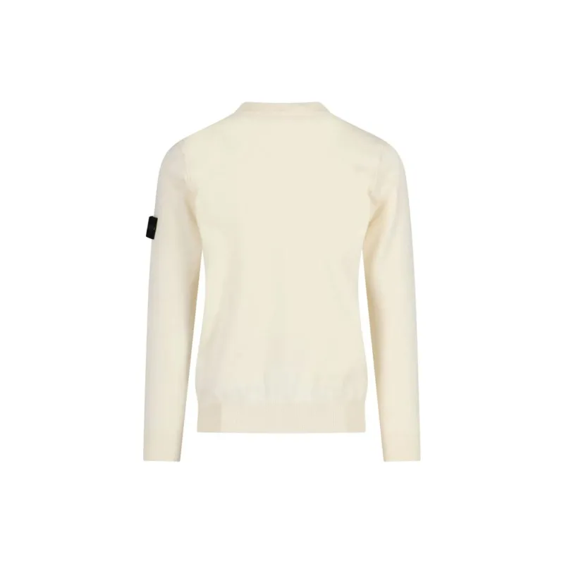 STONE ISLAND Compass Patch Crewneck Jumper-1