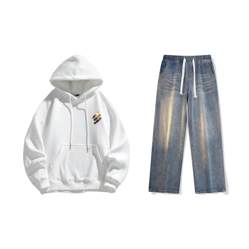 Airwalk Sweatshirt Set Unisex Black-31