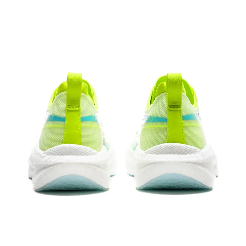 Dynamic Power Cushioned Slip Resistant Abrasion Resistant Low Top Carbon Plate Marathon Running Shoes Unisex Mint Green-3