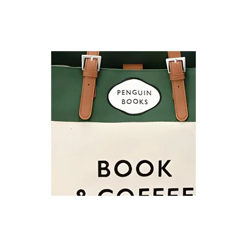 Starbucks Cotton Tote Bag Shopping Bag Handbag Shoulder Bag Unisex Green & White-3