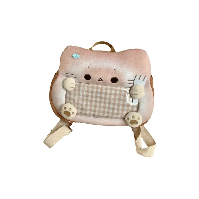 RIZHI STORE Canvas Canvas Bag Backpack Unisex Multicolor-4