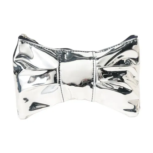Beams Polyurethane Clutch Women's Silver