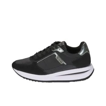 GUESS Wear Resistant Height Increasing Low Top Casual Shoes Women's Black