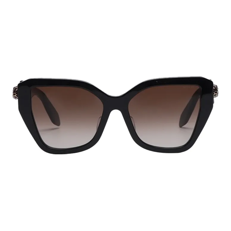 BVLGARI Butterfly Sunglasses Women's Black-1