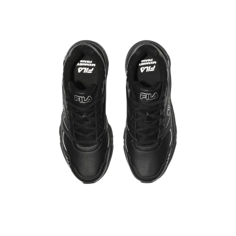 FILA Anti-Slip Wear-Resistant Low-Top Casual Shoes Unisex Black-2