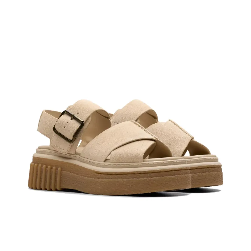 Clarks Evamar Wish Strap Sandals 5cm Women's Beige-2