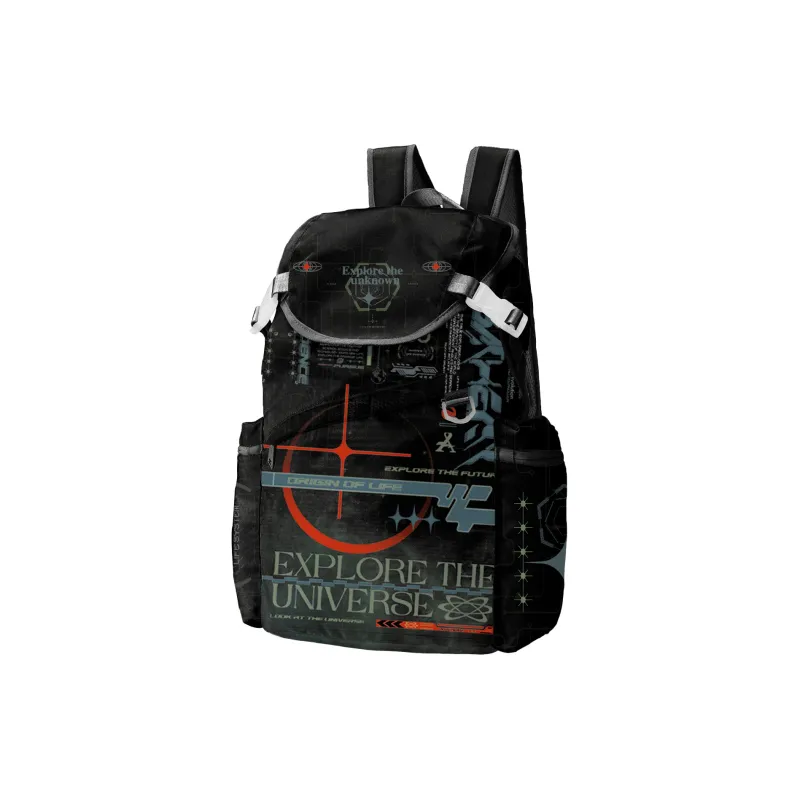 8atheist Polyester Backpack Regular Unisex Multicolor-6