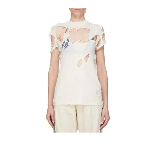 Rick Owens DRKSHDW Small Level Tee 'Natural'