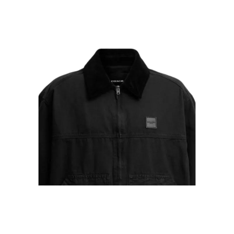 COACH Jackets & Coats Men's Black-4
