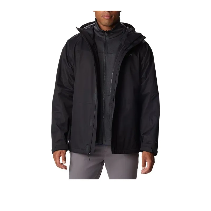 Columbia Hiking Windproof, Breathable, Thermal Windbreaker Jacket Men's Black-0