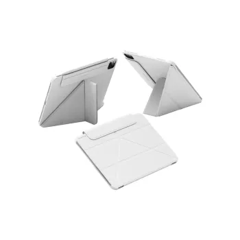 WOKESHI Quad Anti Collision TPU Double Sided Clamp Ipad Tablet Protective Cases