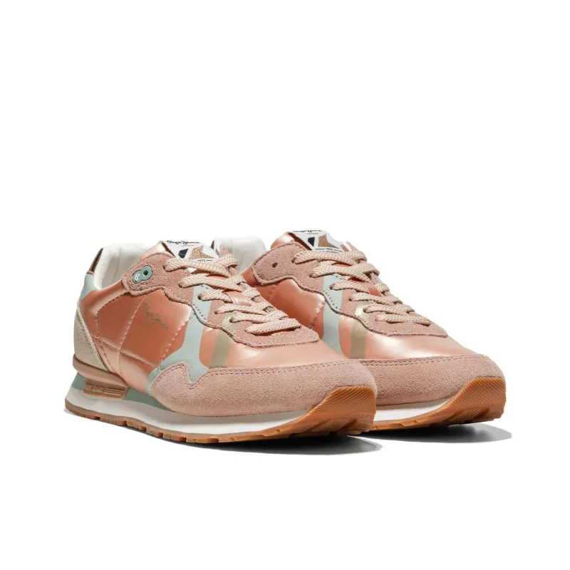 Pepe Jeans Abrasion Resistant Low Top Casual Shoes Women's Orange-2