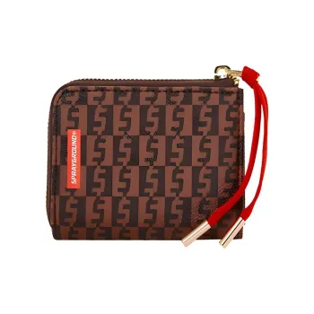 SPRAYGROUND PVC Card Holder Wallet Unisex Brown