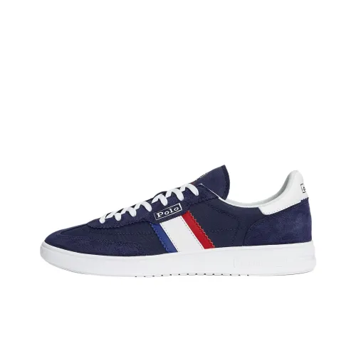 Polo Ralph Lauren Bedford Low-Top Skateboard Shoes Men's Navy Blue