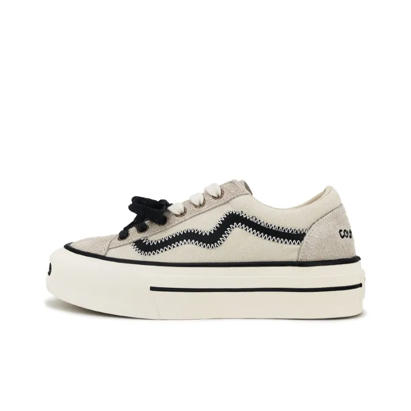 FZTZ Height Increasing Anti-Slip And Wear-Resistant Low-Top Skateboard Shoes Women's-10