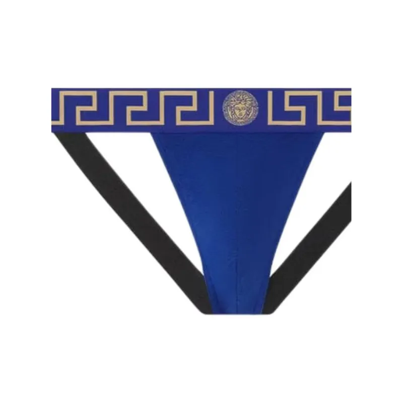 VERSACE Greca Border Stretched Jockstrap-2