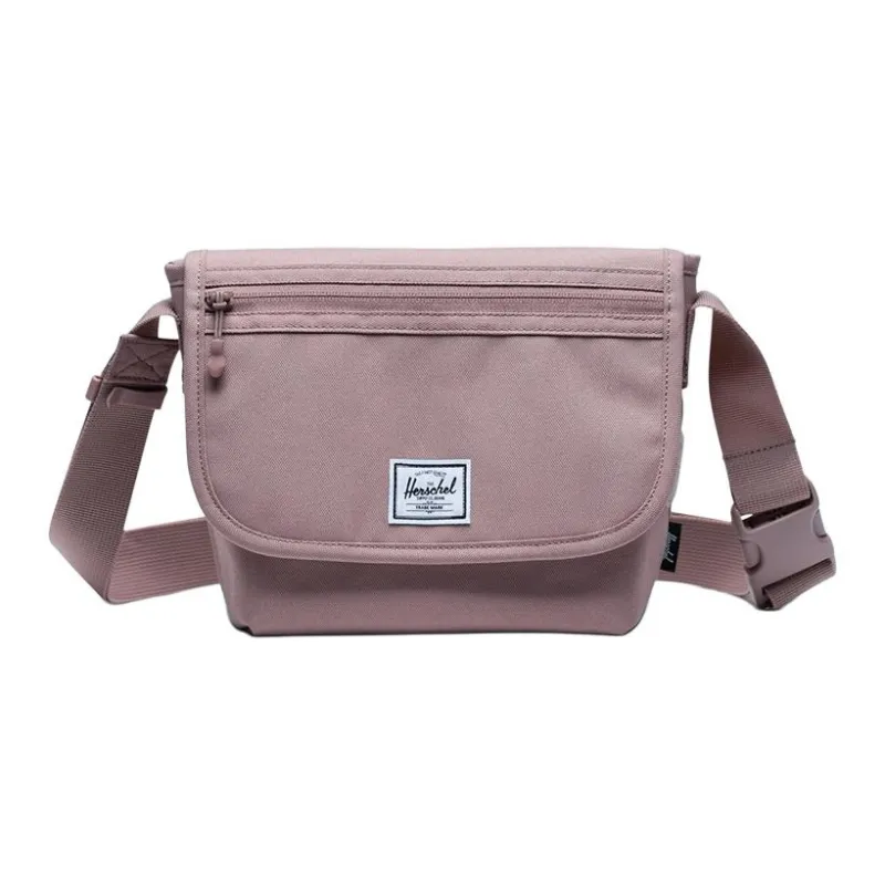 Herschel Polyester Envelope Fanny Pack Shoulder Bag Crossbody Bag Mini Unisex Gray Rose-0