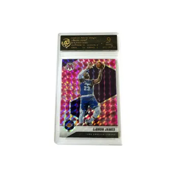 PANINI LeBron James Lakers Mosaic Cherry Blossom Pink Refringence Star Card 9 Points Graded Cards 1 Pc