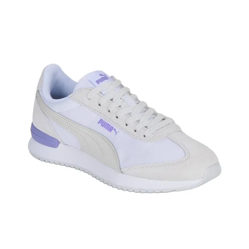 PUMA R78 Anti Slip Wear Resistant Low Top Casual Shoes Women's White Blue-1