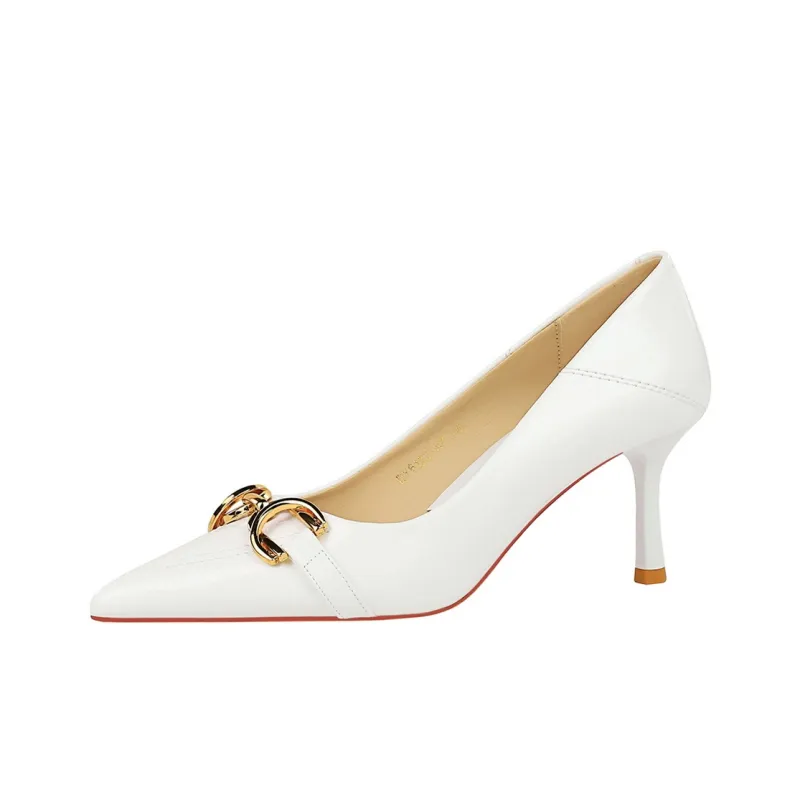 Bamiti As If Treading On Level Ground Slim Heel High Heels 7CM Women's-16