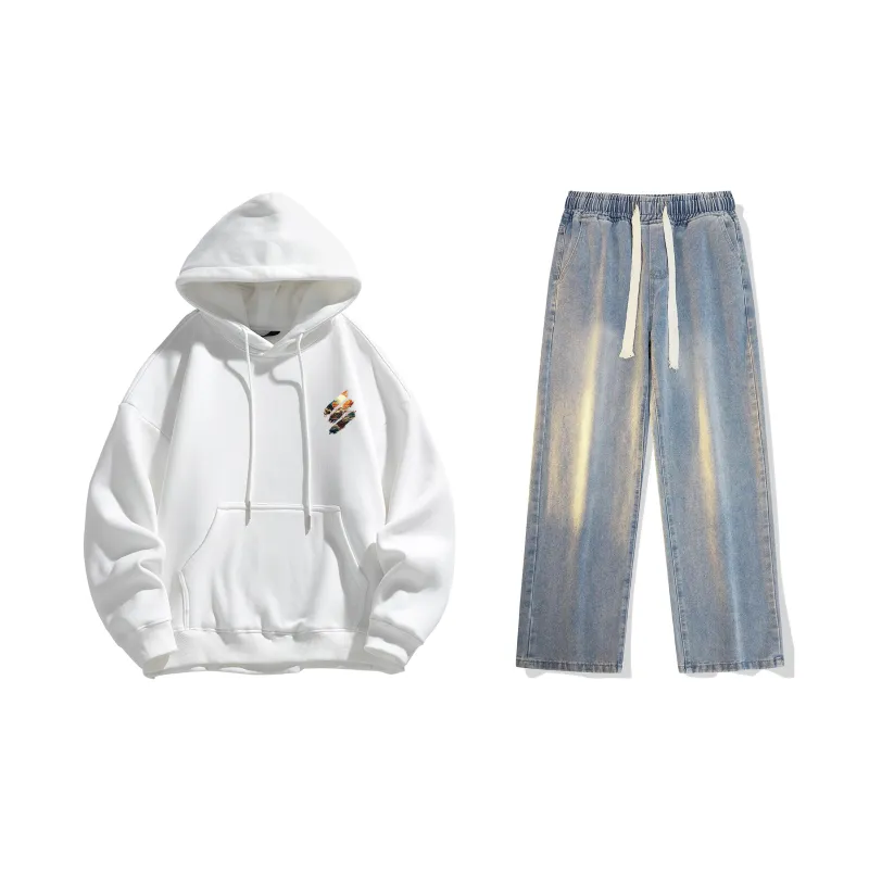 Airwalk Sweatshirt Set Unisex Black-59