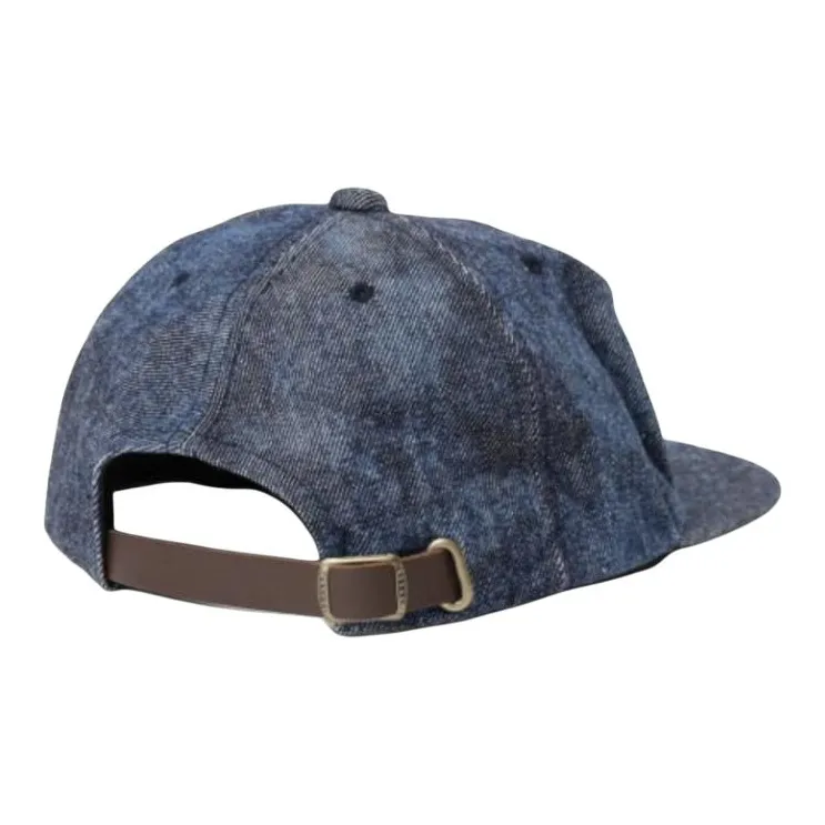 Beams Cow Leather, Cotton Baseball Caps Unisex Blue-2