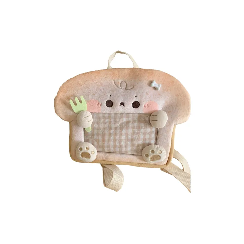 RIZHI STORE Canvas Canvas Bag Backpack Unisex Multicolor-6