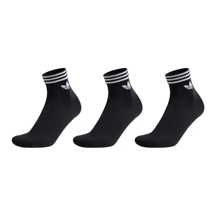 Adidas Originals TREF ORI ANK 3P Ankle Socks Unisex 3 Pack Black-0