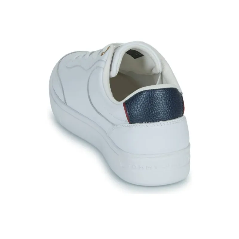 Tommy Hilfiger Essential Slip-Resistant Coverage Low-Top Skateboard Shoes Women's White-5