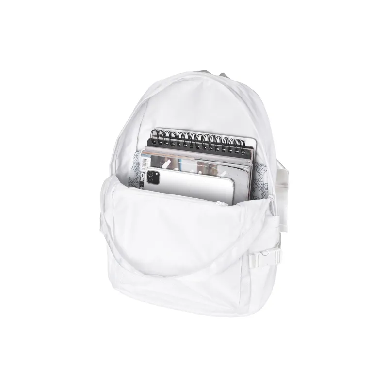 TURN UP NOT FOR US Polyester Backpack Unisex Beige-3
